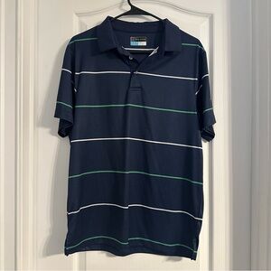 NWOT! PGA Tour Pro Series Blue/Green Short sleeve Polo - Medium